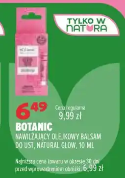 Drogerie Natura Botanic Nawilżający Olejkowy Balsam do Ust, Natural Glow oferta
