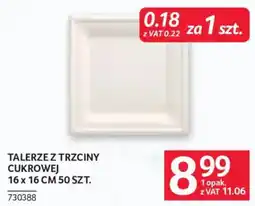 Selgros Talerze z Trzcin Cukrowej oferta