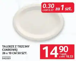 Selgros Talerze z Trzcinny Cukrowej oferta