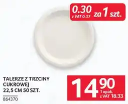 Selgros Talerze z Trzcin Cukrowej oferta