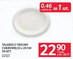 Selgros Talerze z Trzcin Cukrowej oferta