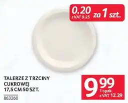Selgros Talerze z Trzciny Cukrowej oferta