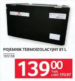 Selgros Pojemnik Termoizolacyjny 81 L oferta