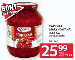 Selgros Papryka Marynowana Rolnik oferta