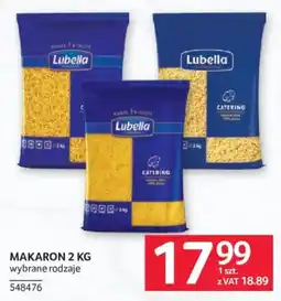 Selgros Makaron Lubella oferta