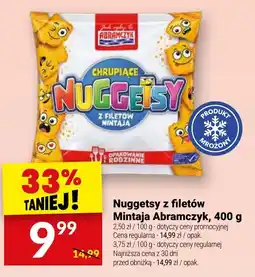 Twój Market Nuggetsy z filetów Mintaja Abramczyk oferta