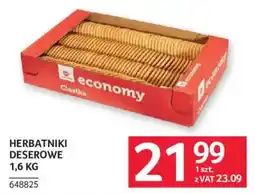 Selgros Herbatniki deserowe Ciastka economy oferta