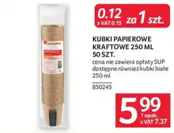Selgros Kubki Papierowe Kraftowe oferta