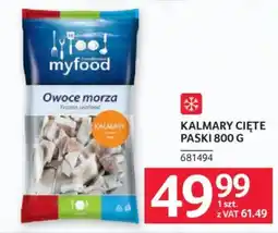 Selgros myfood Owoce morza Kalmary oferta