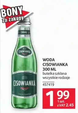 Selgros Woda Cisowianka oferta