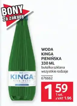 Selgros Woda Kinga Pienińska oferta