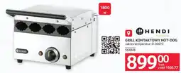 Selgros Grill Kontaktowy Hot-Dog Hendi oferta