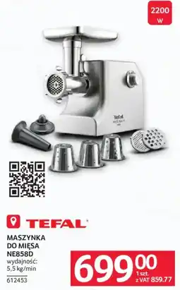 Selgros Maszynka do mięsa Tefal NE858D oferta
