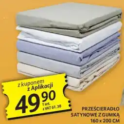 Selgros PRZEŚCIERADŁO SATYNOWE Z GUMKĄ oferta