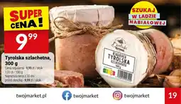Twój Market Kiełbasa Tyrolska Szlachetna oferta
