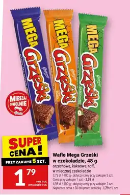 Twój Market Wafle Mega Grześki oferta