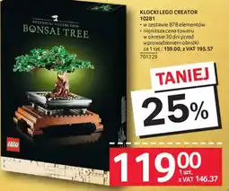 Selgros LEGO Bonsai Tree oferta