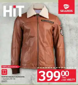 Selgros Kurtka Męska Skórzana oferta