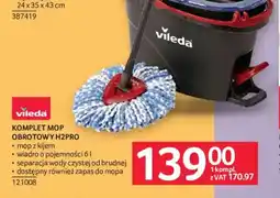 Selgros Vileda Komplet mop obrotowy H2PRO oferta