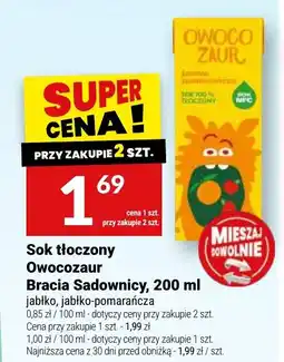 Twój Market Sok tłoczony Owocozaur oferta