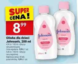 Twój Market Oliwka dla dzieci Johnson's oferta