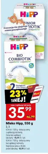 Twój Market Mleko Hipp Bio Combiotik oferta