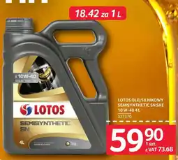 Selgros LOTOS OLEJ SILNIKOWY SEMISYNTHETIC SN SAE 10 W-40 oferta