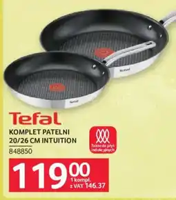 Selgros Tefal Komplet patelni 20/26 cm Intuition oferta