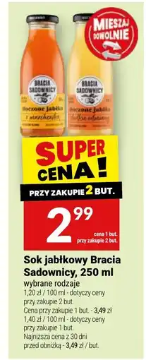 Twój Market Sok jabłkowy Bracia Sadownicy oferta