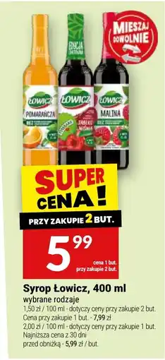 Twój Market Syrop Łowicz, 400 ml oferta