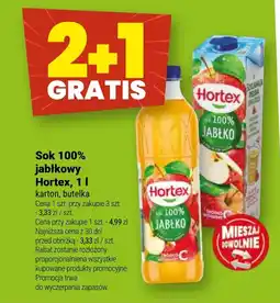 Twój Market Sok 100% jabłkowy Hortex oferta