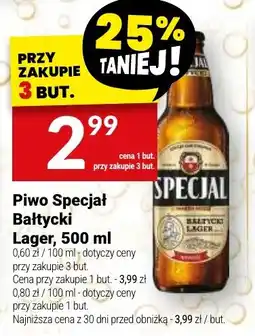 Twój Market Piwo Specjał Bałtycki Lager oferta