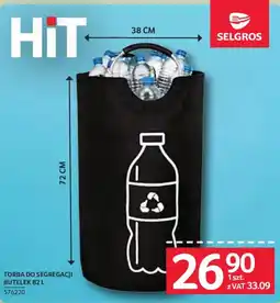 Selgros TORBA DO SEGREGACJI BUTELEK 82 L oferta