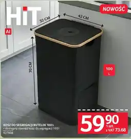 Selgros KOSZ DO SEGREGACJI BUTELEK 100 L oferta