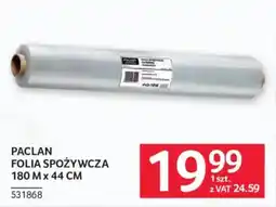 Selgros Paclan Folia Spożywcza oferta