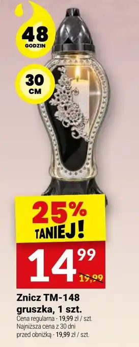 Twój Market Znicz TM-148 gruszka oferta