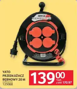 Selgros YATO PRZEDŁUŻACZ BĘBNOWY 20 M oferta