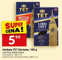 Twój Market Herbata TET liściasta, Lord Grey, British Empire oferta