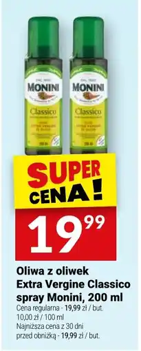 Twój Market Oliwa z oliwek Extra Vergine Classico spray Monini oferta