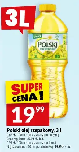 Twój Market Polski olej rzepakowy oferta