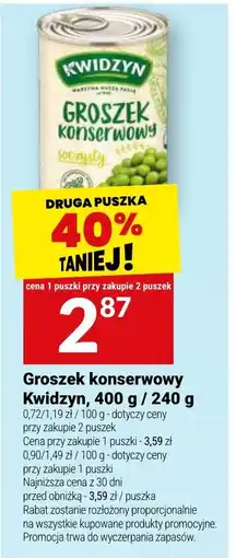 Twój Market Groszek konserwowy Kwidzyn oferta