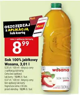 Twój Market Sok 100% jabłkowy Wosana oferta
