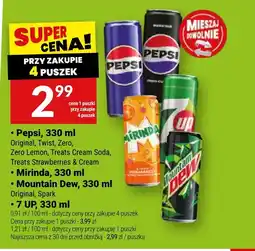 Twój Market Pepsi, Mirinda, Mountain Dew, 7 UP oferta
