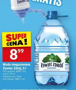 Twój Market Woda niegazowana Żywiec Zdrój oferta