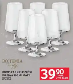 Selgros Kieliszki do piwa 380 ml Mary oferta
