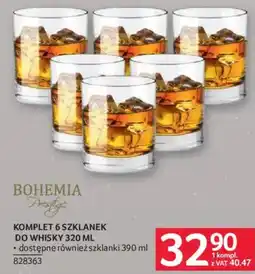 Selgros Bohemia Prestige Szkłanki do whisky oferta