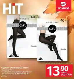 Selgros Rajstopy Gatta Rosalia 40 DEN oferta