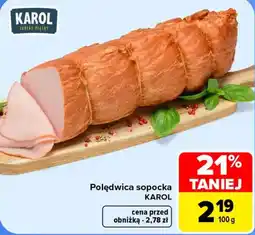 Carrefour Polędwica sopocka Karol oferta