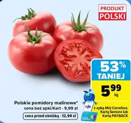 Carrefour Polskie pomidory malinowe oferta