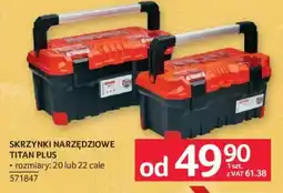 Selgros Skrzynki Narzędziowe Titan Plus oferta